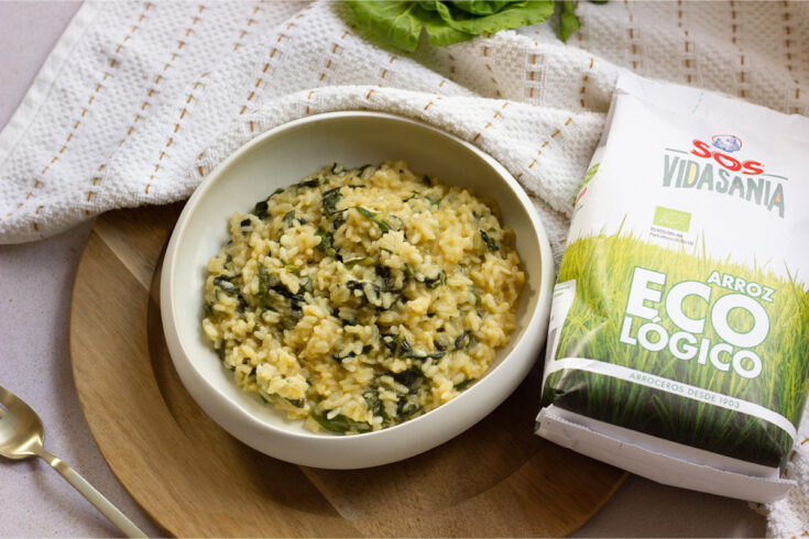 Arroz con acelgas