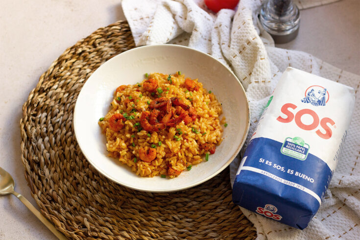 Arroz con camarones
