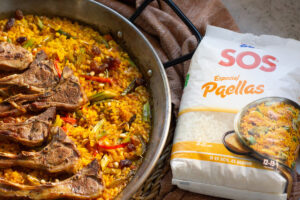 imagen receta Arroz con chuletitas de cordero y trigueros
