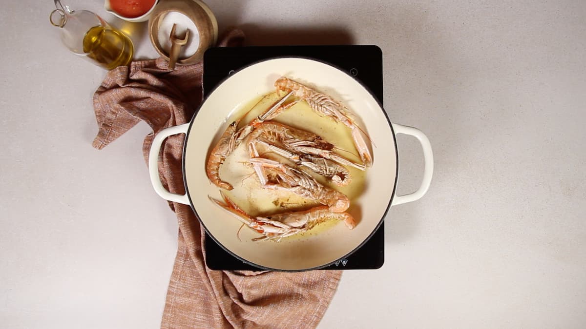 Cocinar las cigalas