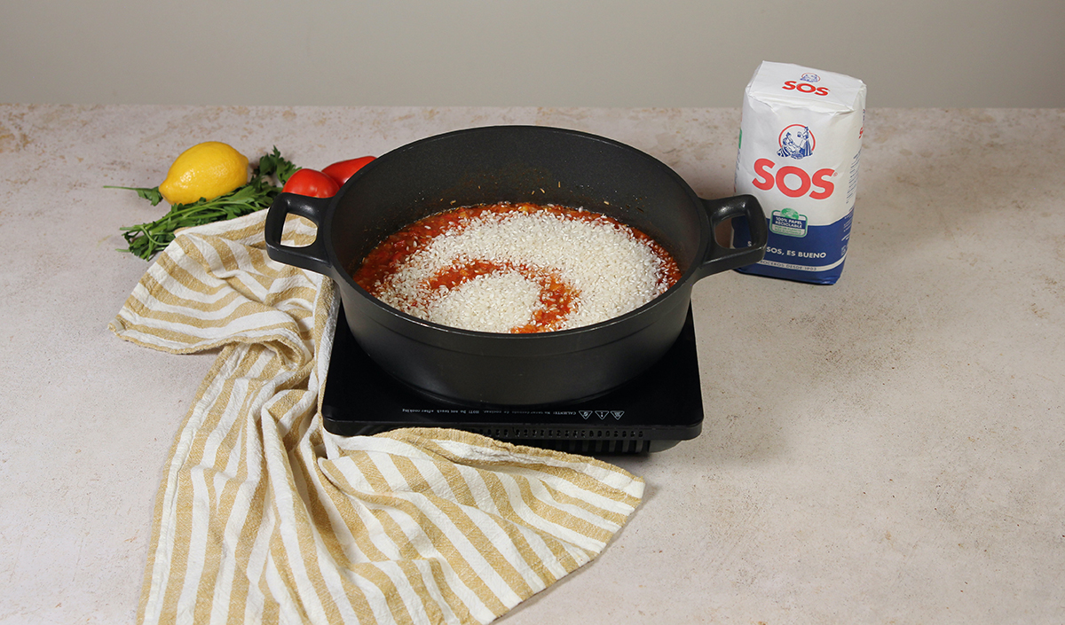 arroz con cordero echar arroz 2