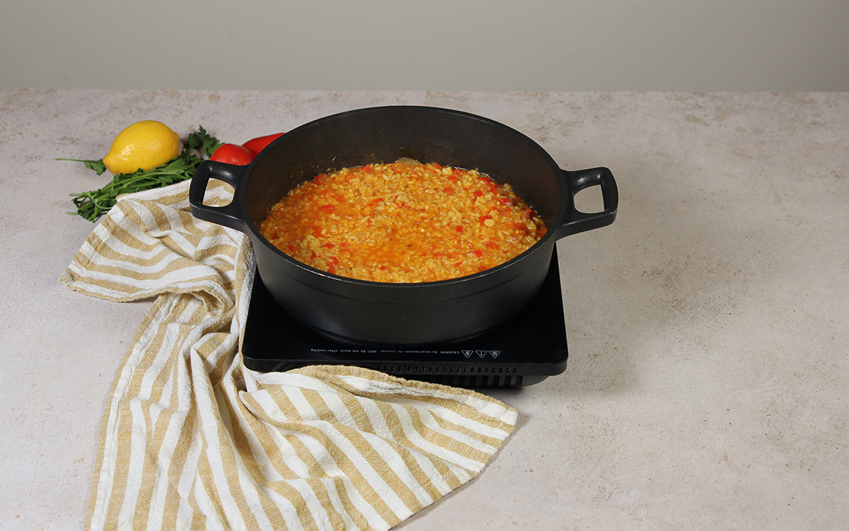 arroz con cordero guiso