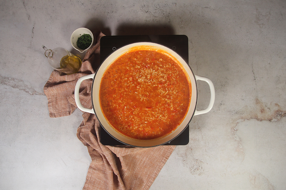 arroz con galeras cocer arroz