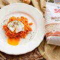 Arroz con tomate y huevo