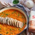 arroz con solomillo