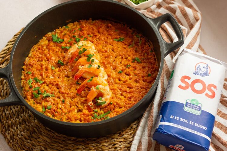 Foto de Arroz con langostinos: receta fácil y sabrosa