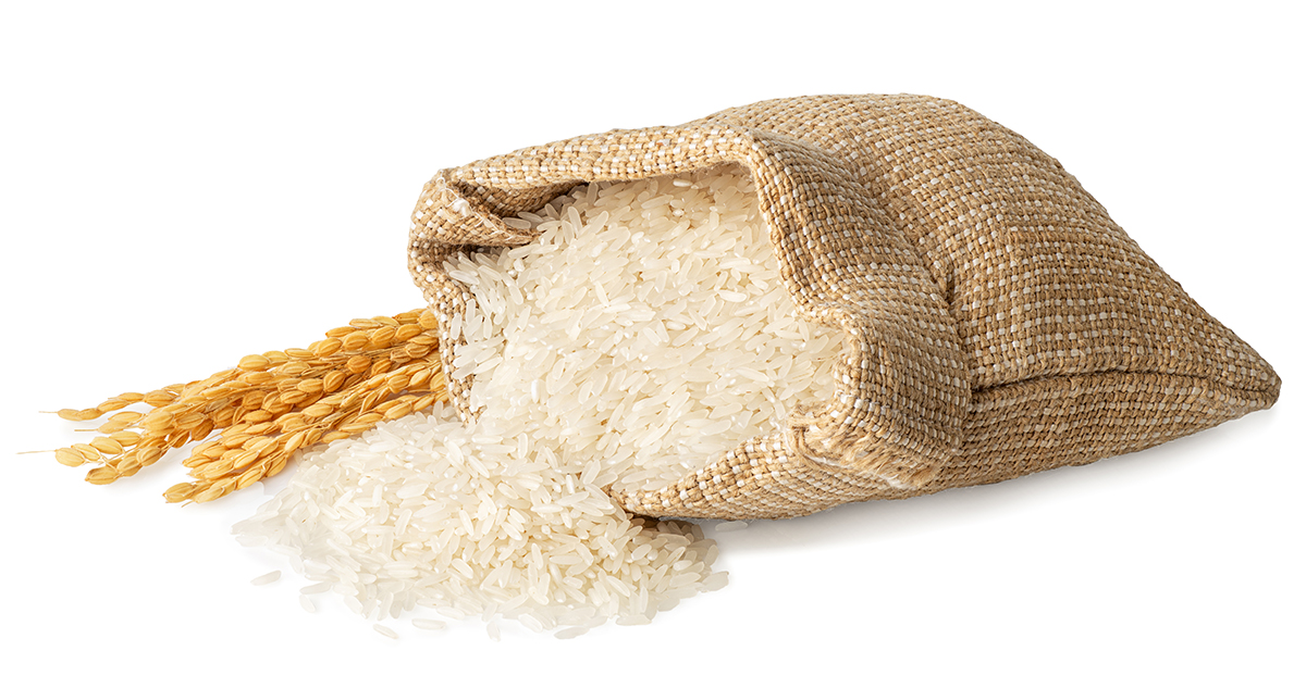 cuanto pesa un grano de arroz