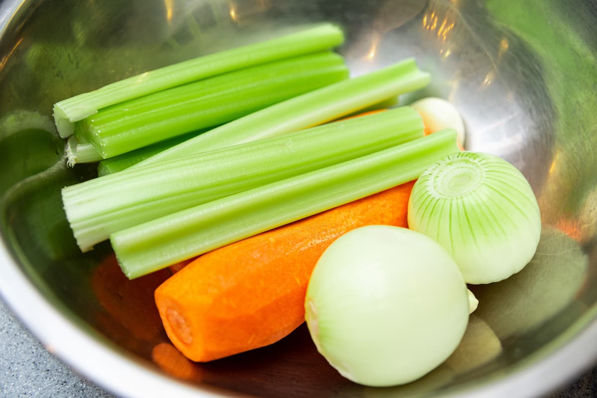 Recetas con mirepoix