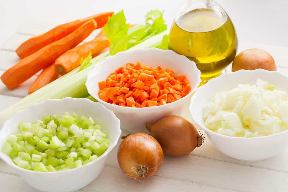 ¿Qué es el corte mirepoix?