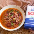 Receta de arroz con judías pintas en olla express