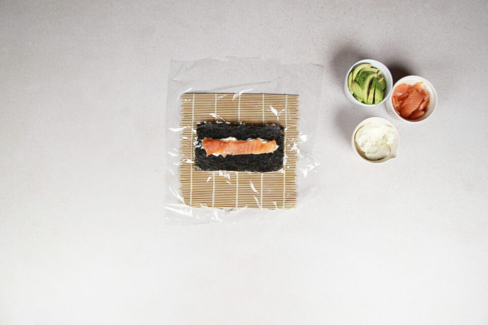 california roll montar rollo