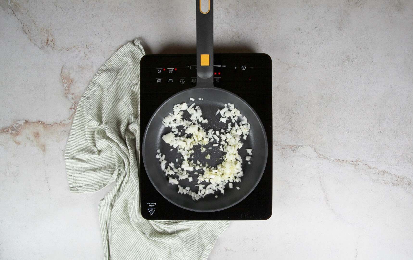 arroz con queso sofrito cebolla