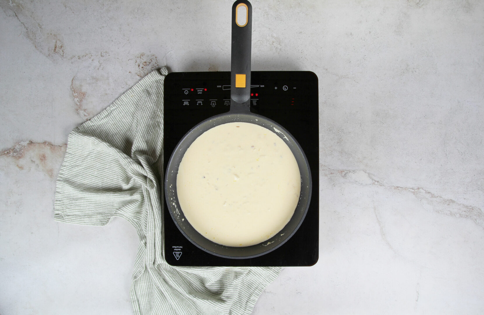 Integrar nata y queso