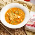Arroz con bacalao caldoso