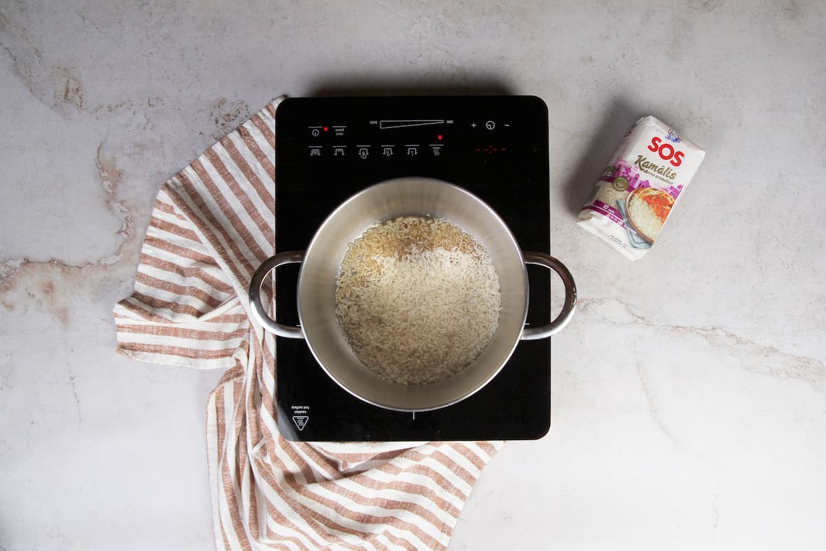 Cocinando el arroz SOS