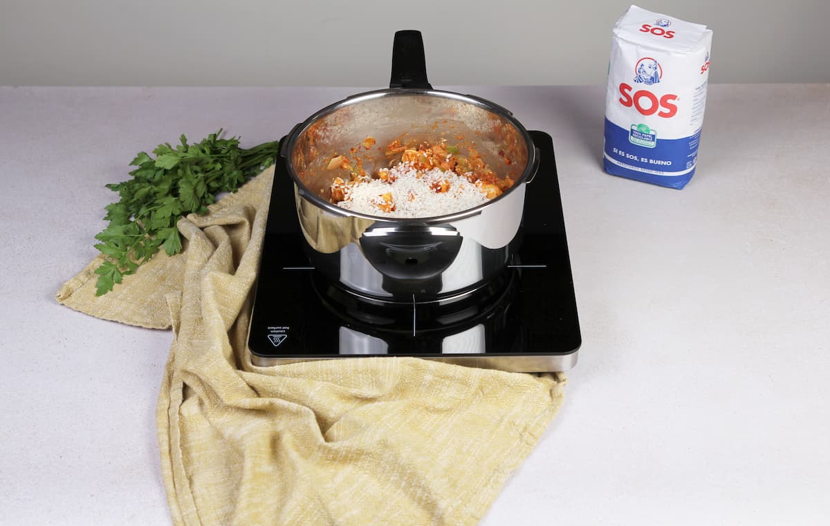 Sofrito del arroz