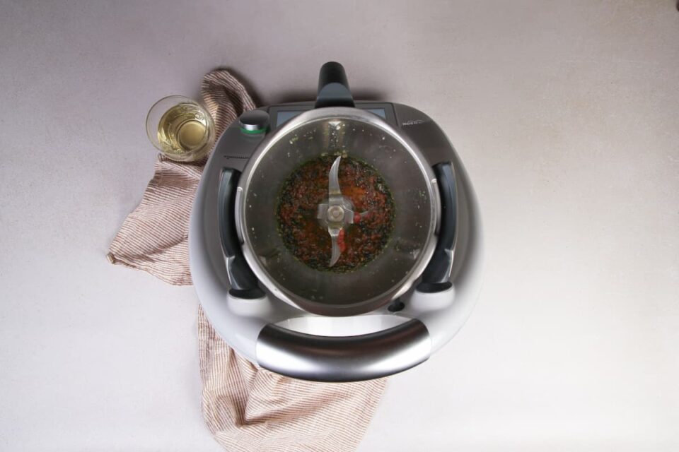 Sofrito para arroz negro