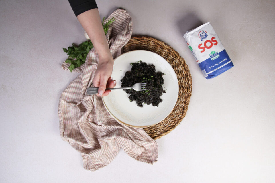 Arroz negro en Thermomix