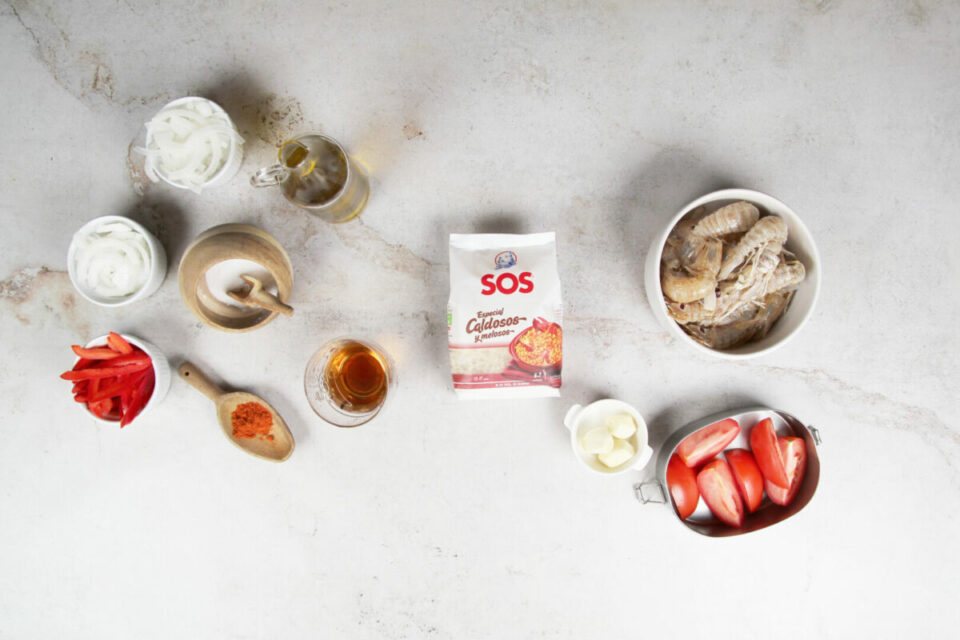 Preparar los ingredientes para el fumet