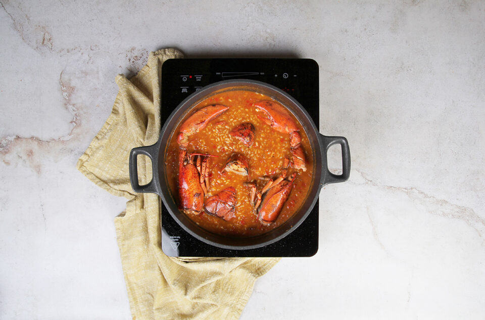 arroz con bogavante receta gallega