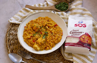 arroz meloso con calamares