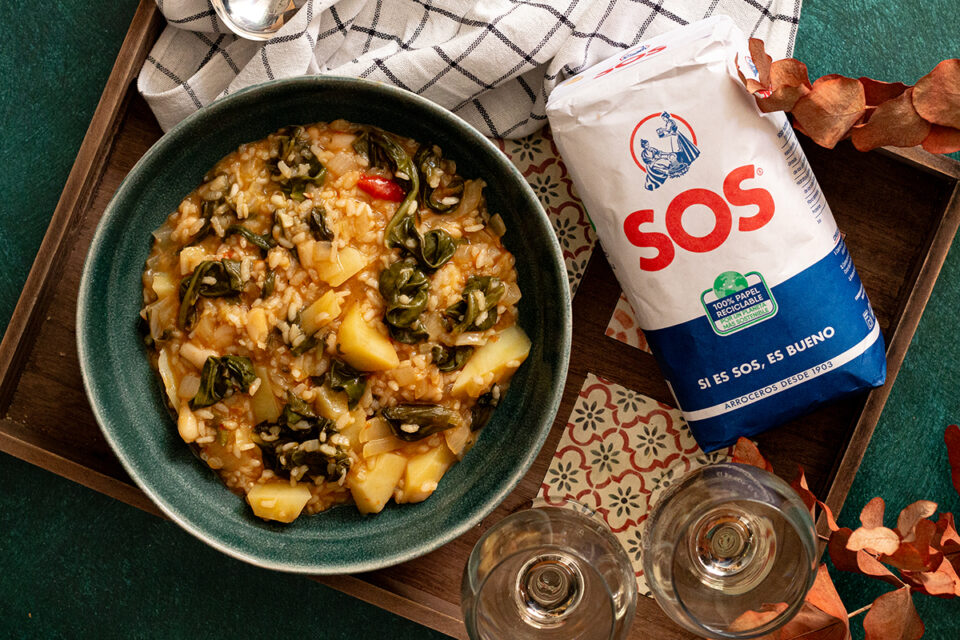 Arroz con acelgas: receta tradicional valenciana