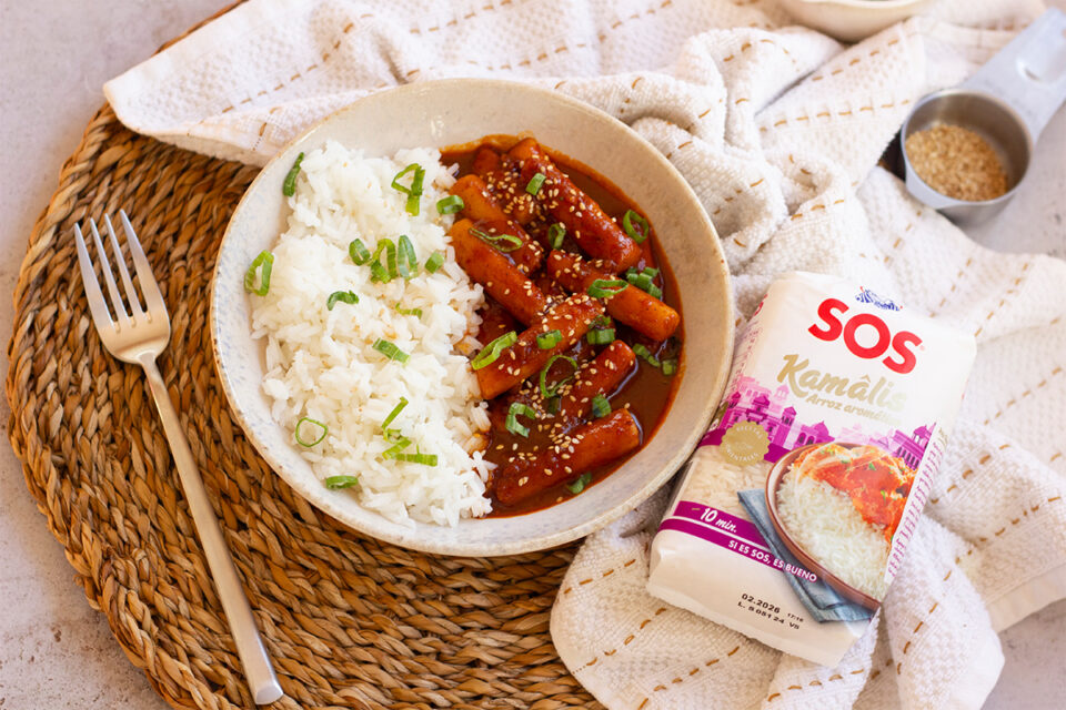 Pastel de arroz coreano (Garaetteok)