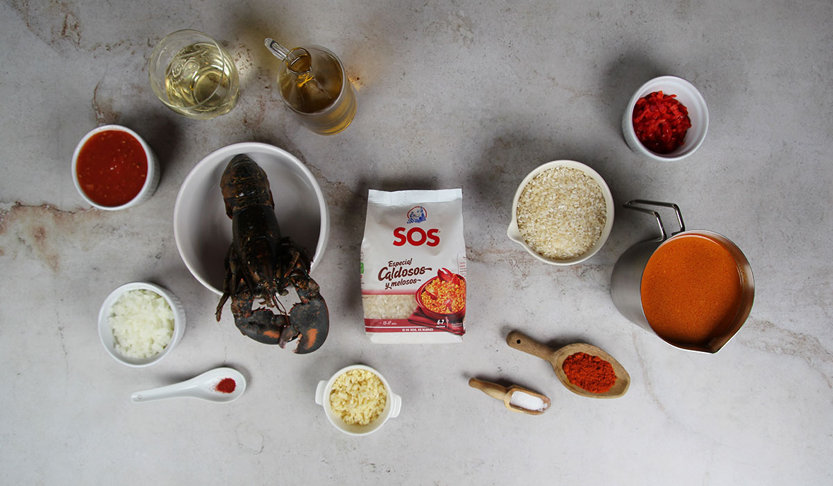 Ingredientes de Arroz con bogavante de la Abuela