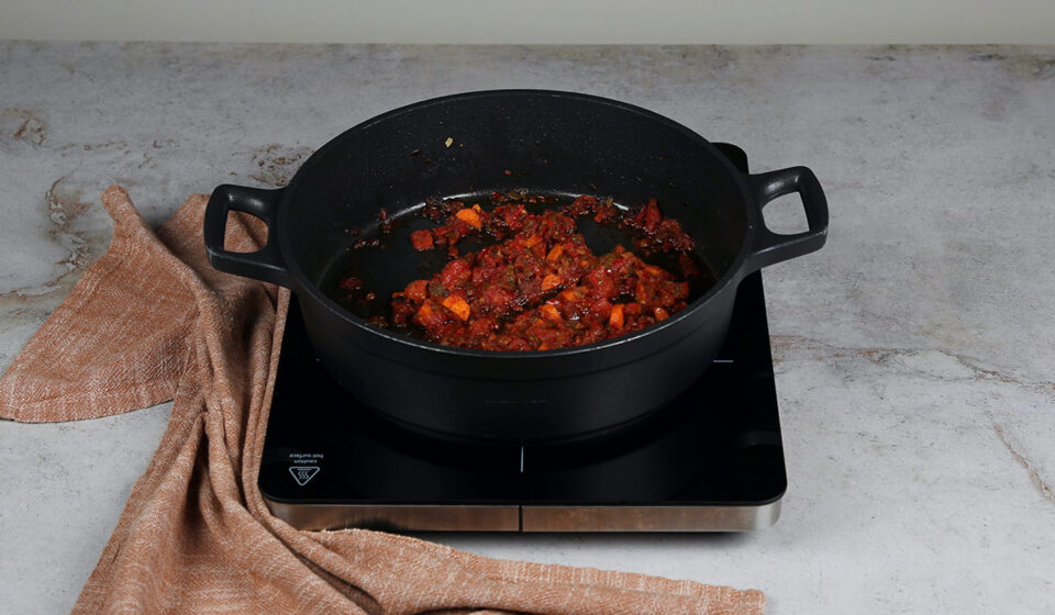 Sofrito en arroz caldoso con pollo