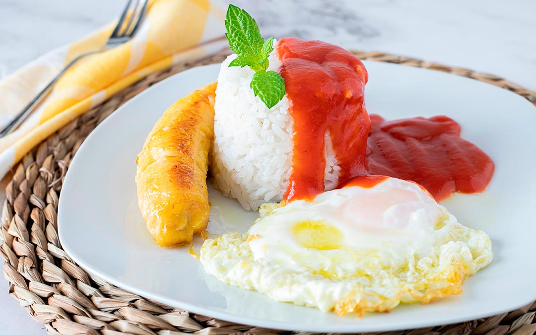 arroz a la cubana