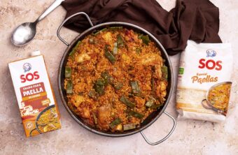 Paella de carne
