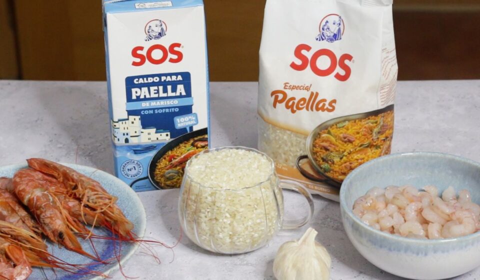 Ingredientes Paella de gamas