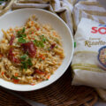 Arroz con setas en thermomix