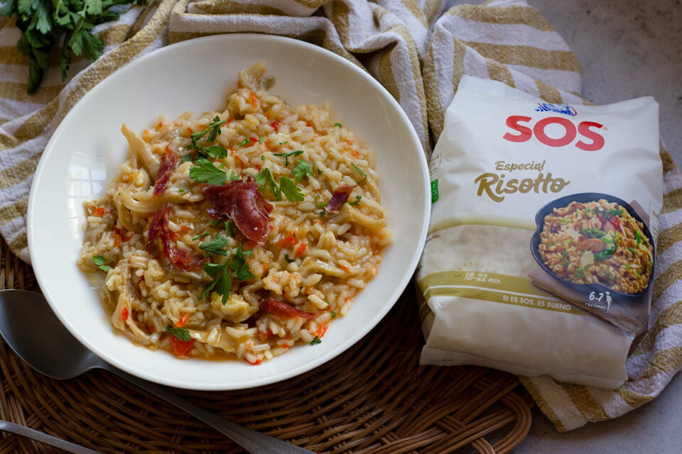 Arroz con setas Thermomix