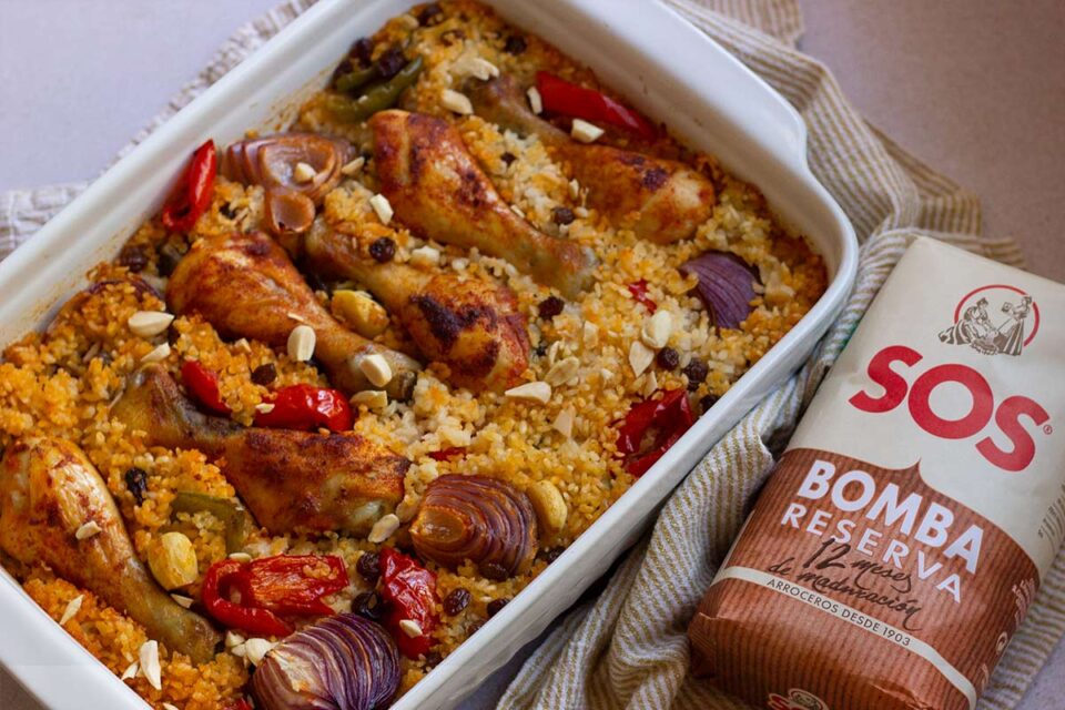 Receta de arroz con pollo al horno