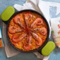 Paella con gambas