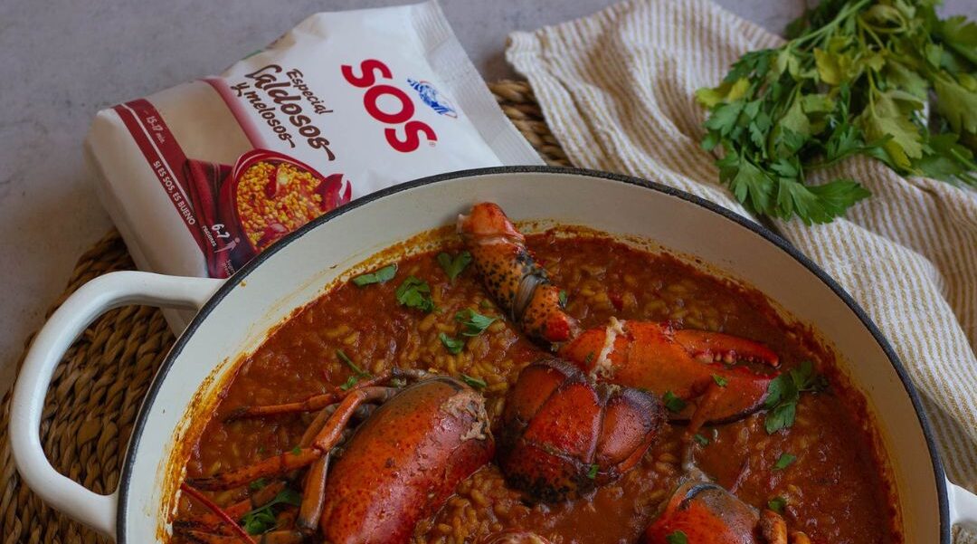 arroz con bogavante de la abuela