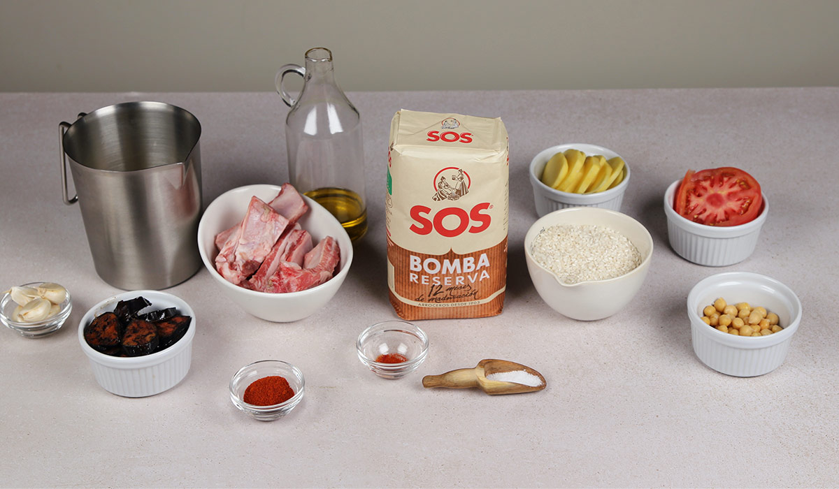 Ingredientes de Arroz al horno - receta de la abuela