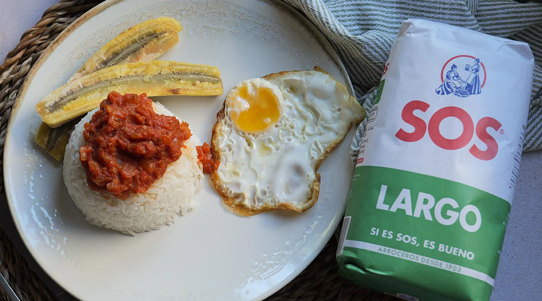 Arroz a la cubana