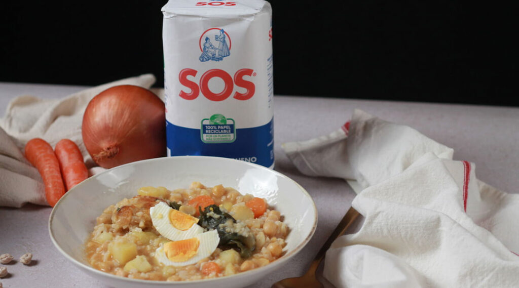 Receta arroz con garbanzos