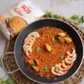 Arroz con gambas y mejillones