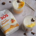 Arroz con leche de coco y mango