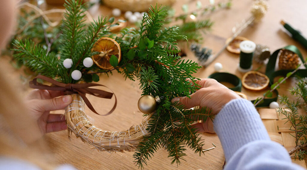 Centros de mesa navideños