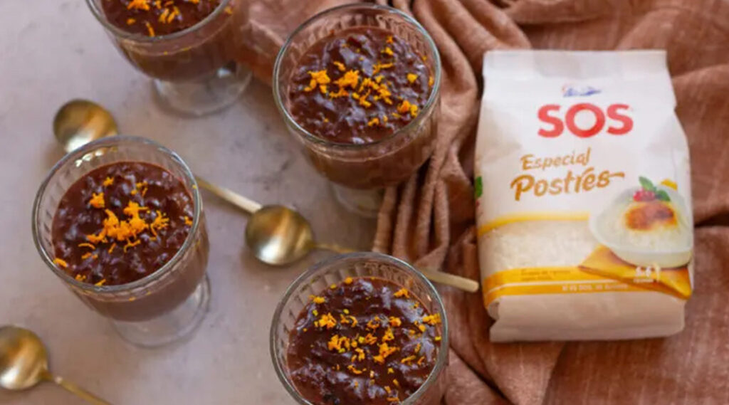 Arroz con leche y chocolate 