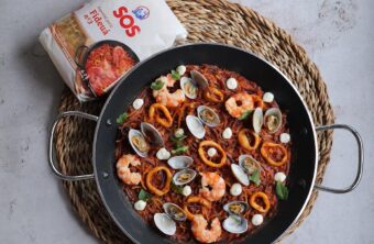 Fideúa de pescado sencilla