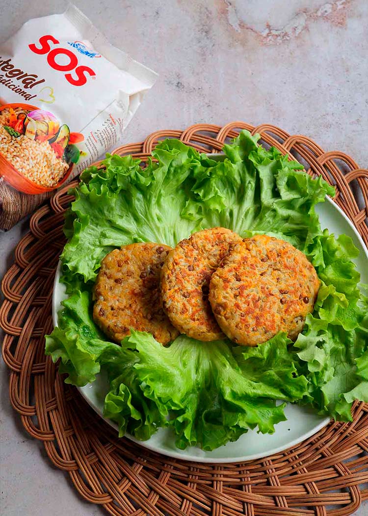 Presentació de Hamburguesas de arroz