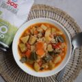 Presentación de estofado de verduras