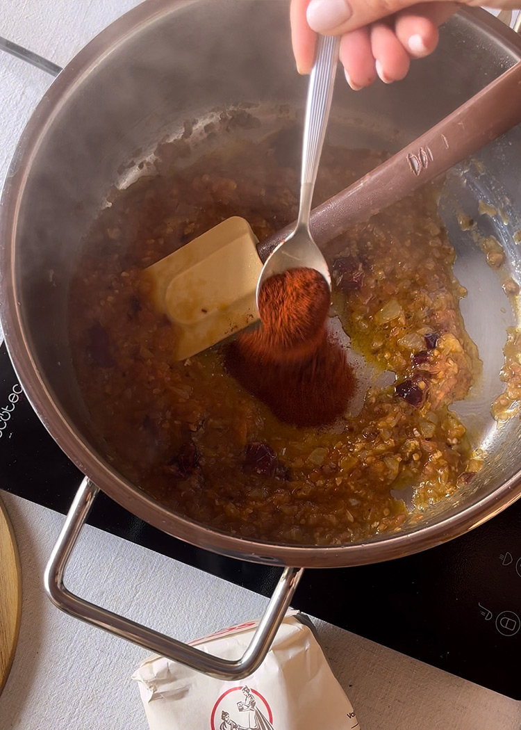 Sofrito de Arroz con sepia y langostinos