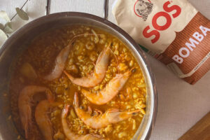 imagen receta Arroz con sepia y langostinos: receta fácil y deliciosa