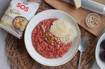 Risotto de remolacha